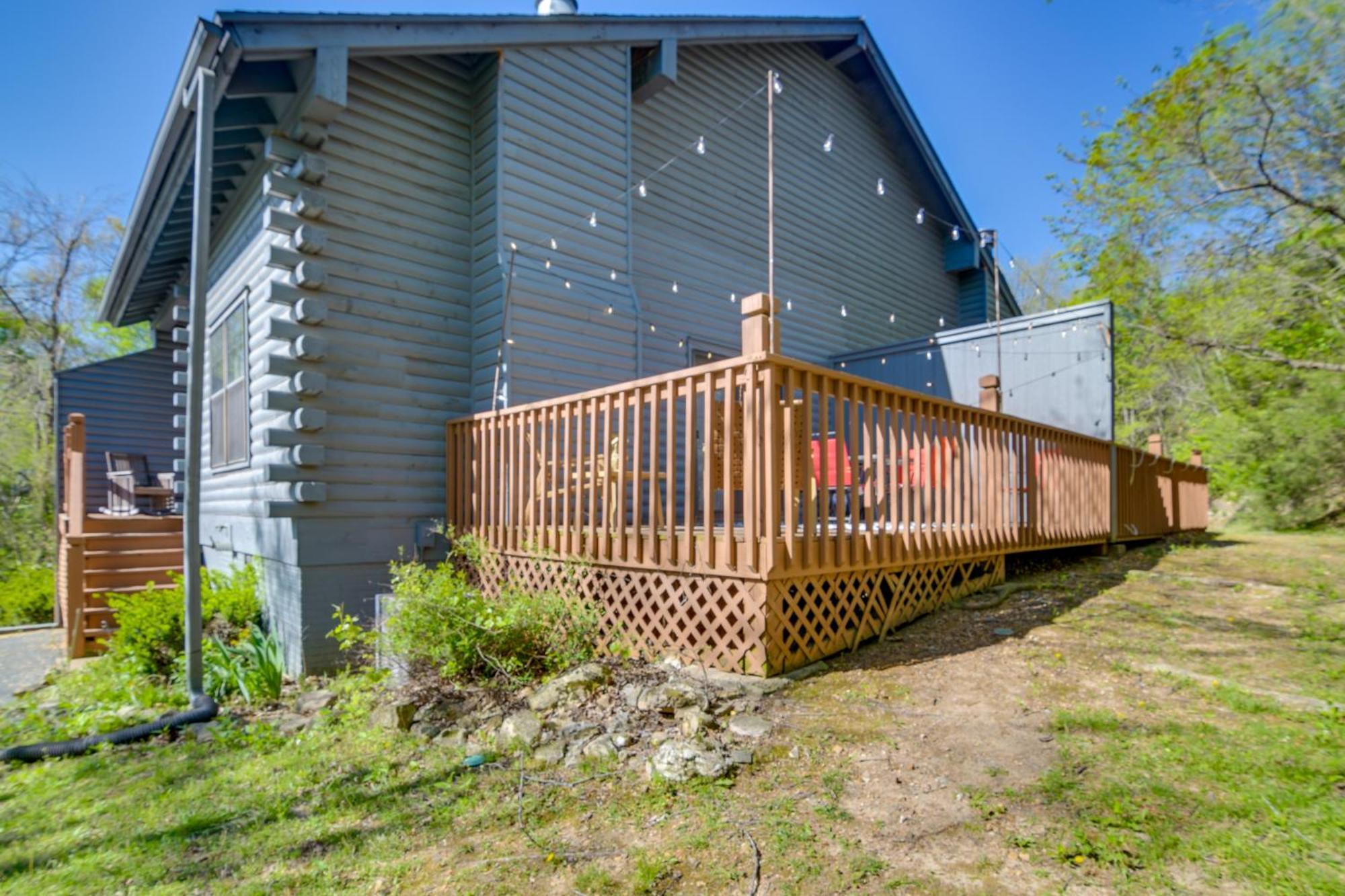 Сasa de vacaciones Charming Getaway With Fireplace And Porch Branson
